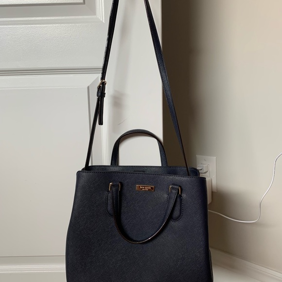 Kate Spade Medium Satchel in dark blue - Picture 2 of 9